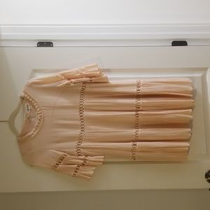 Blush boho dress